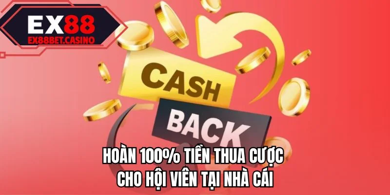 Hoàn 100% tiền thua cược cho hội viên tại nhà cái 